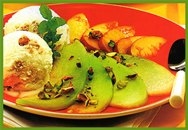 Abanico naranja