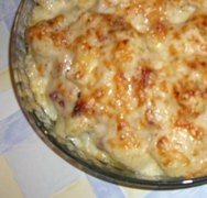 Abrazos de coliflor y manzana