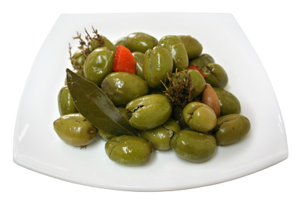 Aceitunas aliñadas