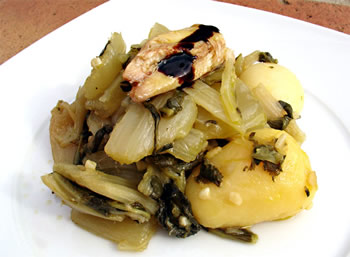 Acelgas a la vasca