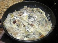 Acelgas con huevos y queso