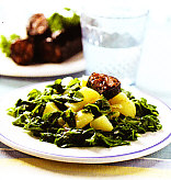 Acelgas con morcilla