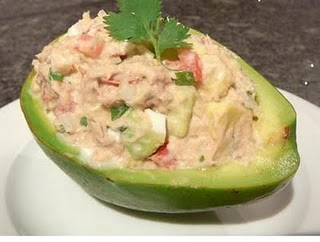 Aguacate con cangrejo
