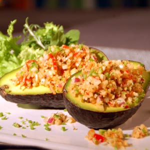 Aguacates a la italiana