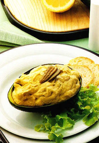 Aguacates al queso