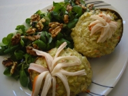 Aguacates con cangrejo