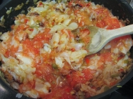 Ajoarriero con langostinos