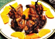 Alas de pollo con jengibre