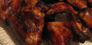 Alas de pollo en adobo al horno