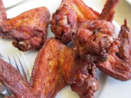 Alas fritas en adobo