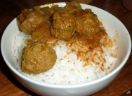 Albóndigas al curry