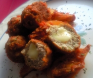 Albóndigas al queso Edam