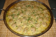 Albóndigas al vino blanco