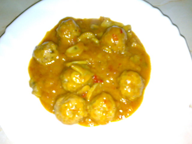 Albóndigas con champiñones