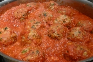 Albóndigas con espinacas