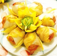 Albóndigas con hojas de endibia