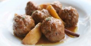 Albóndigas  con manzanas reinetas