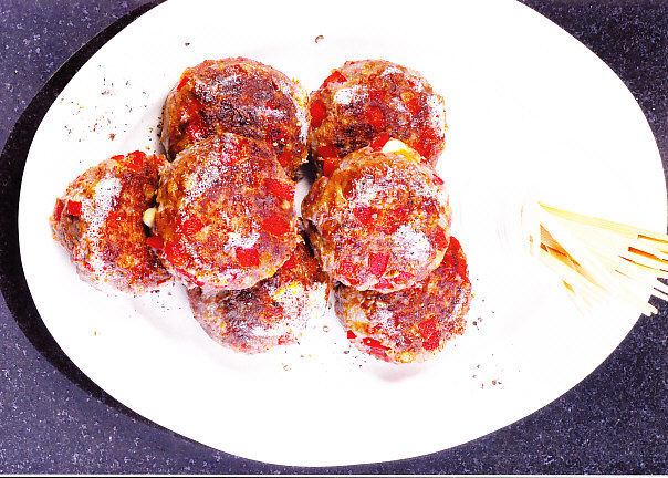 Albóndigas con mozzarella
