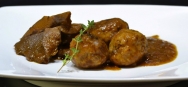 Albóndigas con níscalos