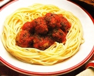 Albóndigas con pasta