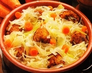 Albóndigas con repollo