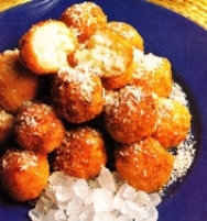 Albóndigas de arroz dulce