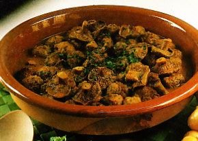 Albóndigas de buey con níscalos
