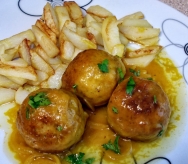 Albóndigas de calamar