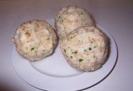 Albondigas de pan en microondas