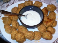 Albóndigas de pollo a la salvia