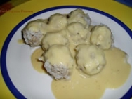 Albóndigas griegas con salsa de limón