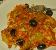 Alcachofas a la italiana