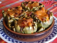 Alcachofas a la Mirepoix
