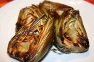 Alcachofas a la plancha