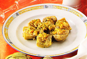 Alcachofas a la polonesa