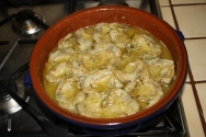 Alcachofas al ajo