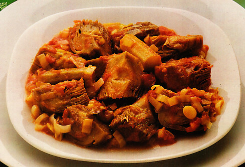 Alcachofas al limón