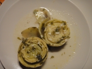 Alcachofas caseras