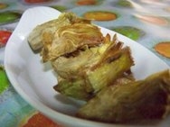 Alcachofas con naranja