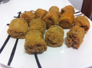 ALCACHOFAS RELLENAS DE JAMON Y ANCHOAS
