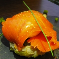 Alcachofas  rellenas de salmón en microondas