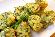 Alcachofas rellenas y rebozadas