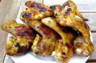 Alitas de pollo adobadas