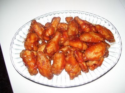Alitas de pollo agridulces
