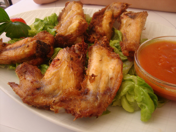 Alitas de pollo al horno