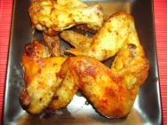 Alitas de pollo al vino blanco