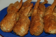 Alitas de pollo al vino de Málaga