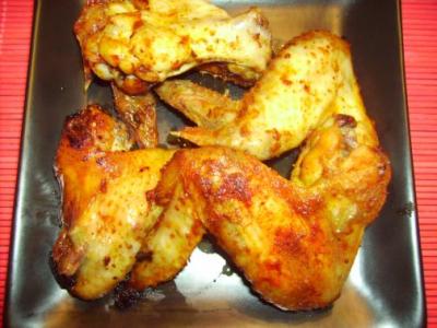 Alitas de pollo asadas