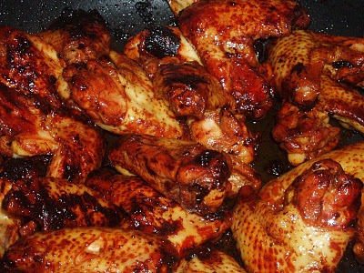 Alitas de pollo con Coca-Cola