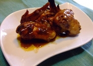 Alitas de pollo en adobo